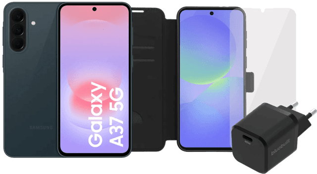 Detalle de Samsung Galaxy A37 256GB Dunkelgrün 5G inkl. BlueBuilt Zubehörset