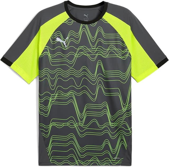 Thumbnail 2 de PUMA individualLIGA Graphic Jersey camiseta hombre, Black-Shadow Gray