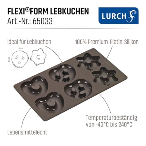 Thumbnail 6 de Lurch FlexiForm 2 moules biscuits pain d'épices 🍰