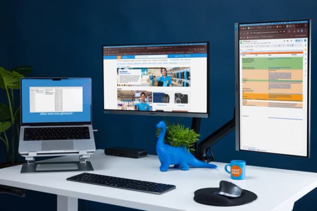 Thumbnail 6 de BlueBuilt Monitorhalterung Feder für 2 Monitore