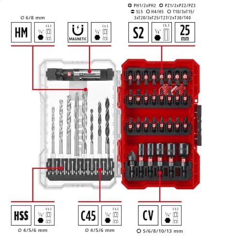 Thumbnail 3 de Einhell M-Case Juego de 39 accesorios resistentes