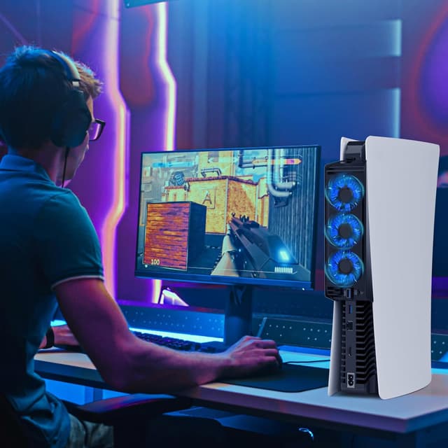 Thumbnail 6 de HUIJUTCHEN PS5 Lüfter 2 Stufen