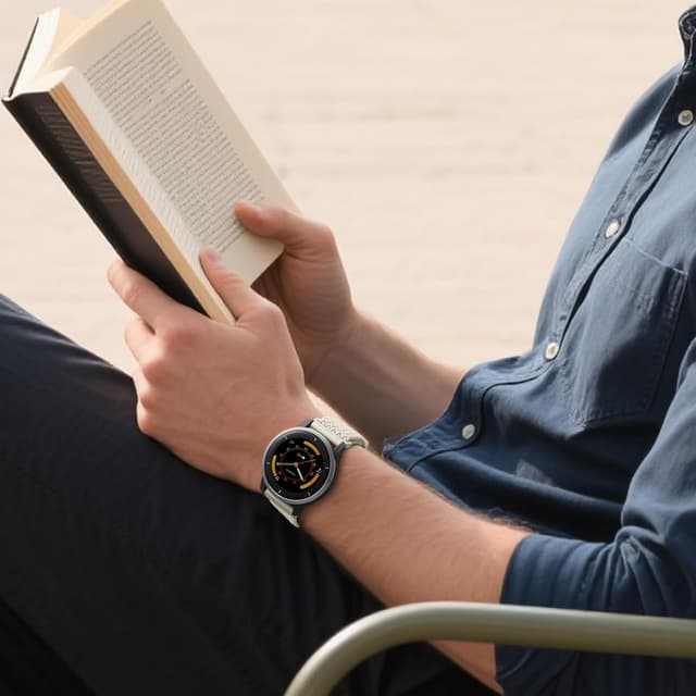 Thumbnail 6 de Epova braided 22mm watch straps (nylon, quick release) compatible with Garmin Venu 3 / Venu 2