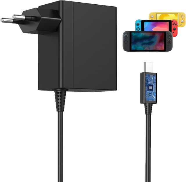 Imagen de 60W Switch Netzteil für Switch 2, 2 Stunden Ladezeit en OfertitasTOP