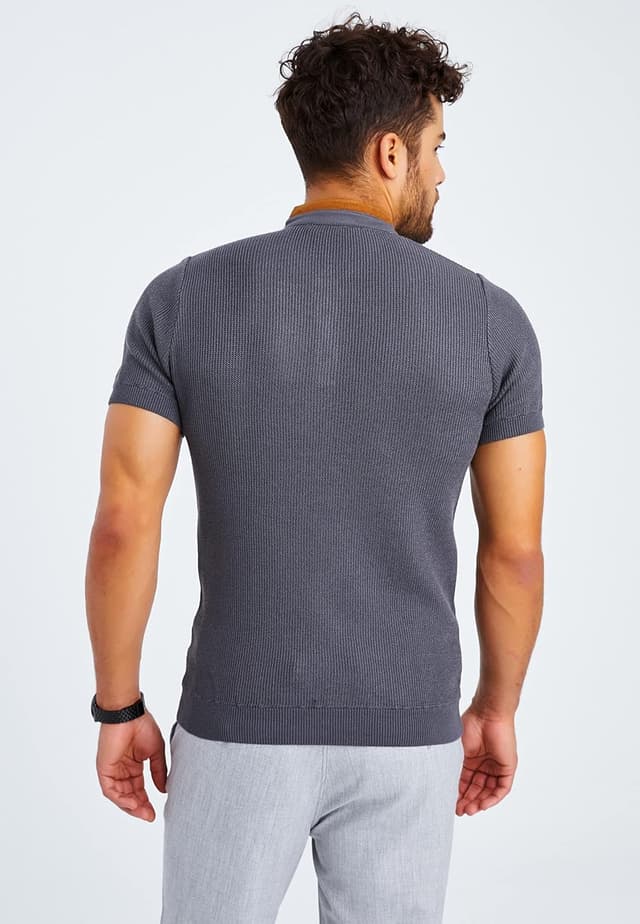 Thumbnail 6 de Leif Nelson LN7705 maglietta da uomo a maniche corte con scollo rotondo