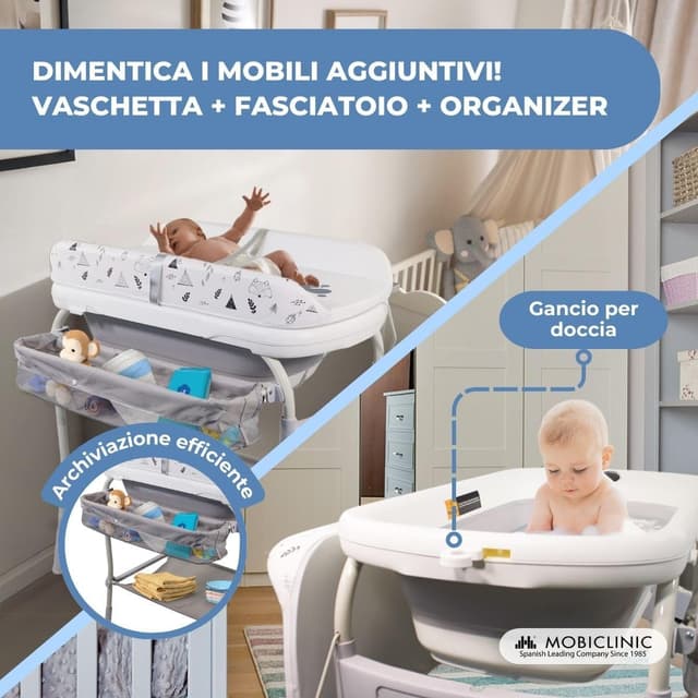 Thumbnail 2 de Mobiclinic® kids Trendy fasciatoio 2 in 1 50 kg