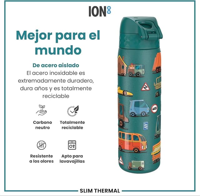 Thumbnail 4 de ion8 Botella Térmica de Acero Inoxidable 500ml 🚰