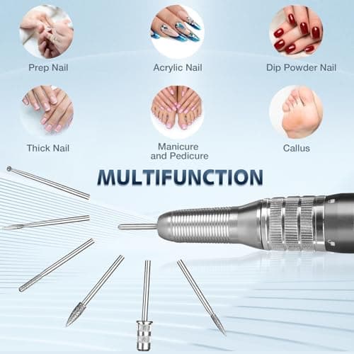 Thumbnail 5 de AZ GOGO Torno 35000RPM para uñas portátil 📷