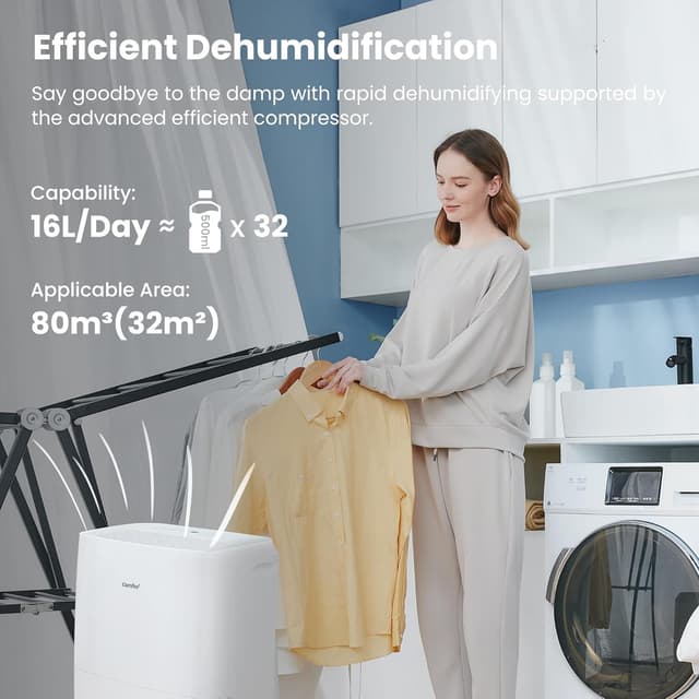 Thumbnail 4 de COMFEE' MDDF-16DEN7 WF Deumidificatore 16 L/24h per 32 m²