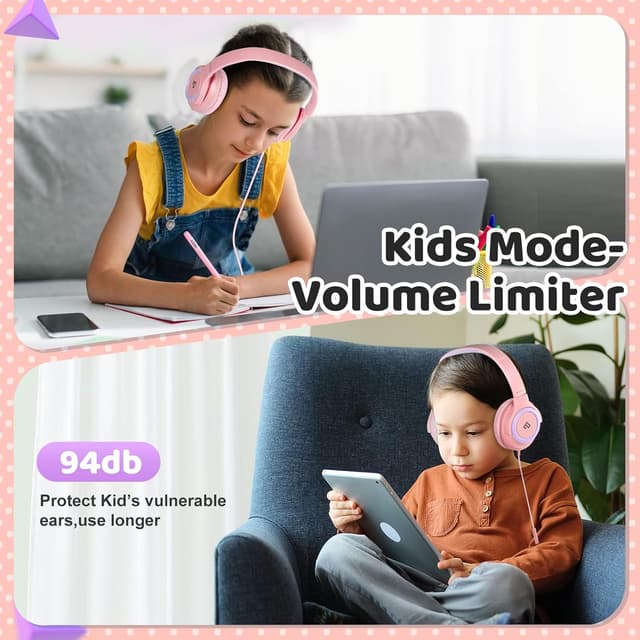 Detalle 1 de INFURTURE Kids Headphones 94dB