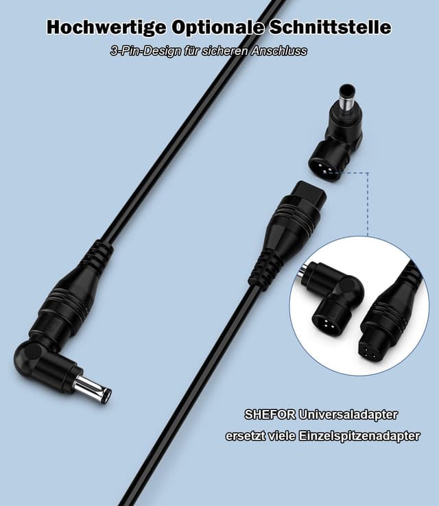 Detalle 2 de shefor 90W Universal Netzteil 90W