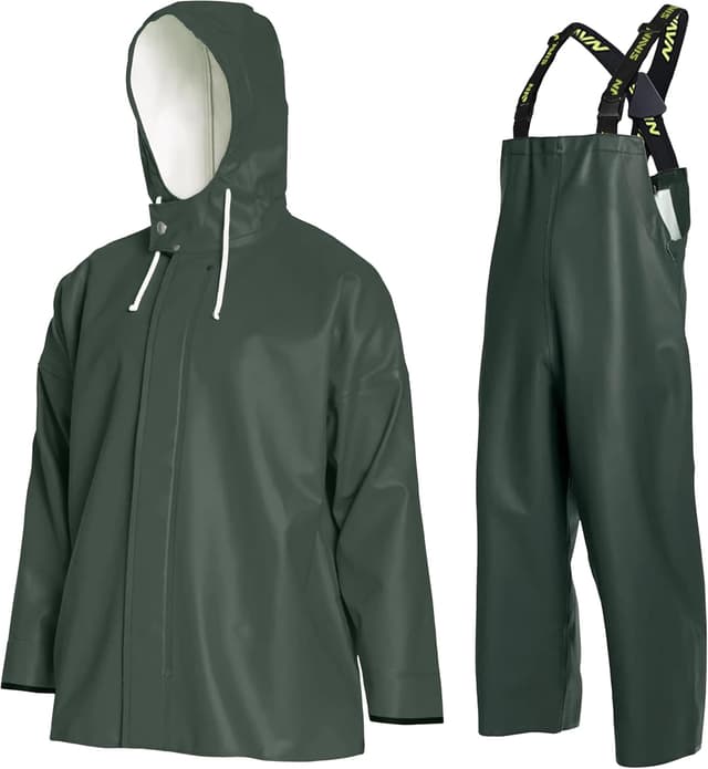 Thumbnail 6 de Men’s Commercial Fishing Rain Suit (Pro Brigg 44) – 0.70mm Heavy-Duty Waterproof Jacket & Bib Overalls Set