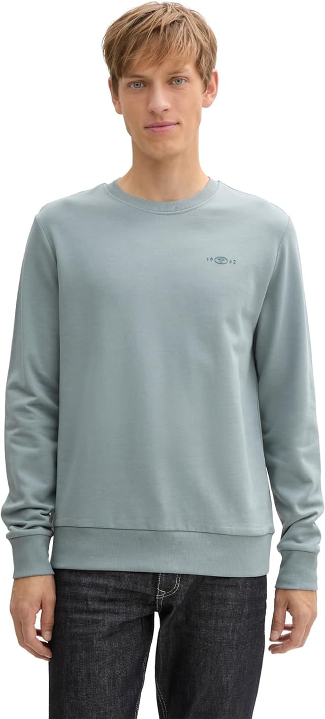 Thumbnail 6 de TOM TAILOR Maglia di Tuta Uomo: felpa a maniche lunghe con vestibilità comoda