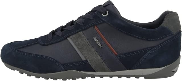 Detalle de Geox Herren U Wells C Sneaker – leichter Komfort mit atmungsaktivem Geox-System