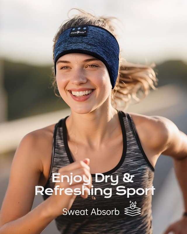 Thumbnail 3 de MUSICOZY Sleep Headphones with 5.4 Bluetooth