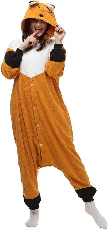 Detalle de BGOKTA Pigiama Animali Donna/Adulto Monopezzo Festival 48 in pile polare