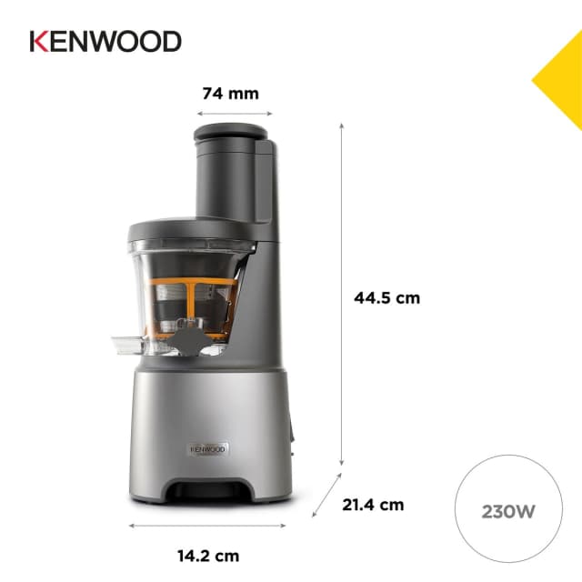 Detalle 2 de Kenwood - Licuadora PureJuice XL JMP85.000SI 🍹 Doble Alimentación