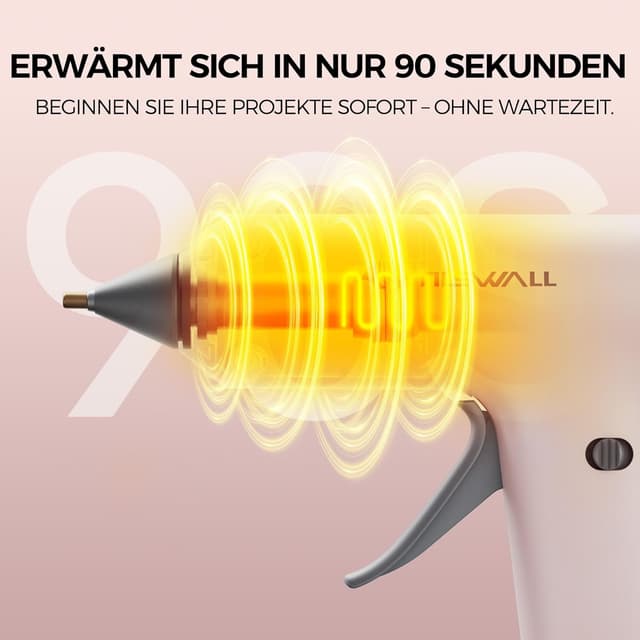 Detalle de Kabellose Mini-Heißklebepistole 20x 7×140 mm