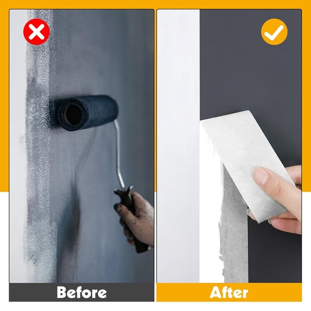 Detalle 1 de Fyguard 5 Rolls Painters Tape (White) 24mm x 50m – residue-free masking tape for multi-surface painting