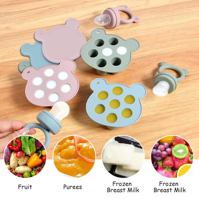 Thumbnail 3 de Aolso Fruchtsauger Baby Eis am Stiel Blau