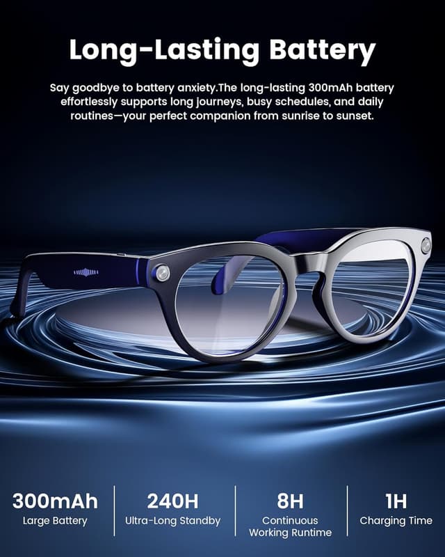 Thumbnail 6 de Orpnkna AI Smart Glasses 8MP Camera