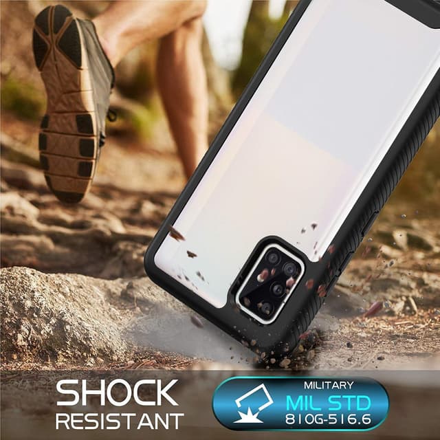 Detalle de seacosmo Coque intégrale pour Samsung Galaxy A51 5G (noir) avec protège-écran TPU