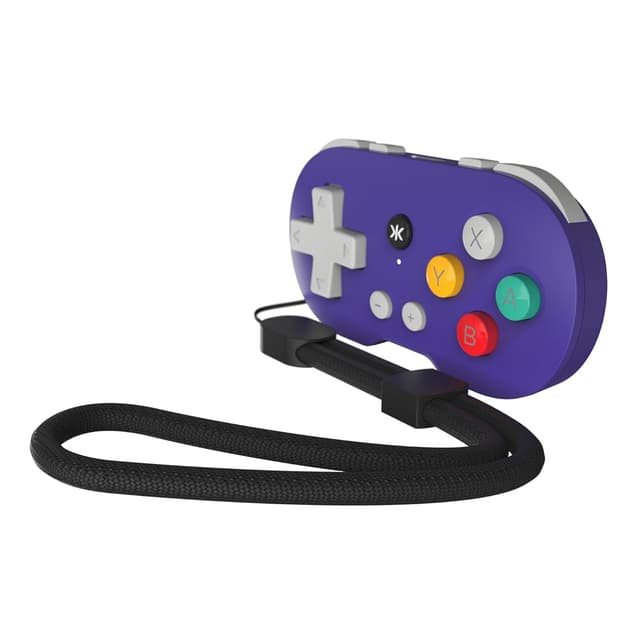 Detalle de CRKD ATOM Retro Purple keychain controller
