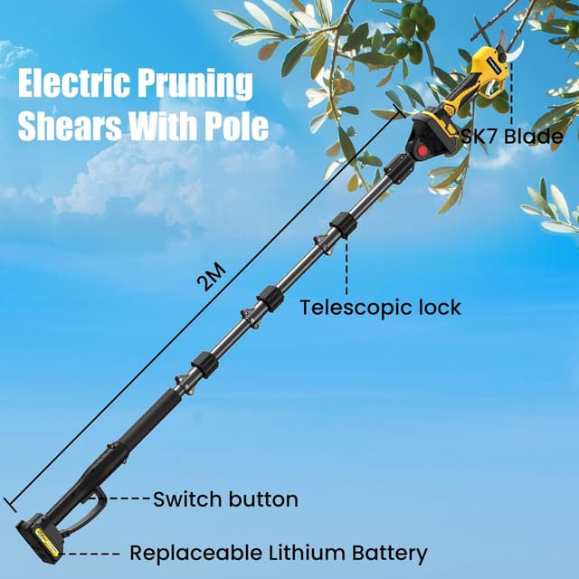 Thumbnail 6 de Tijeras De Podar Electricas 50 mm, motor 1000 W