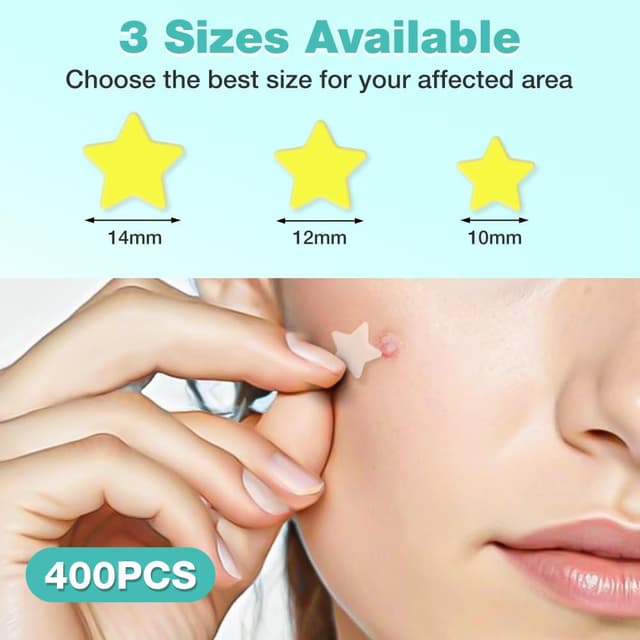 Detalle 2 de BUTBU Sternförmige Pimple Patch 400 Stück