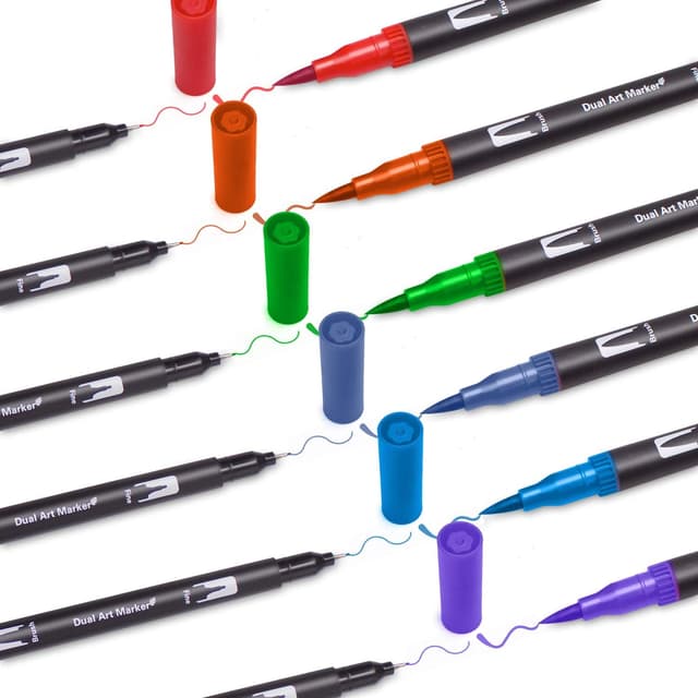 Detalle de Laconile Laconile 120 dual tip brush pens 0.4 mm