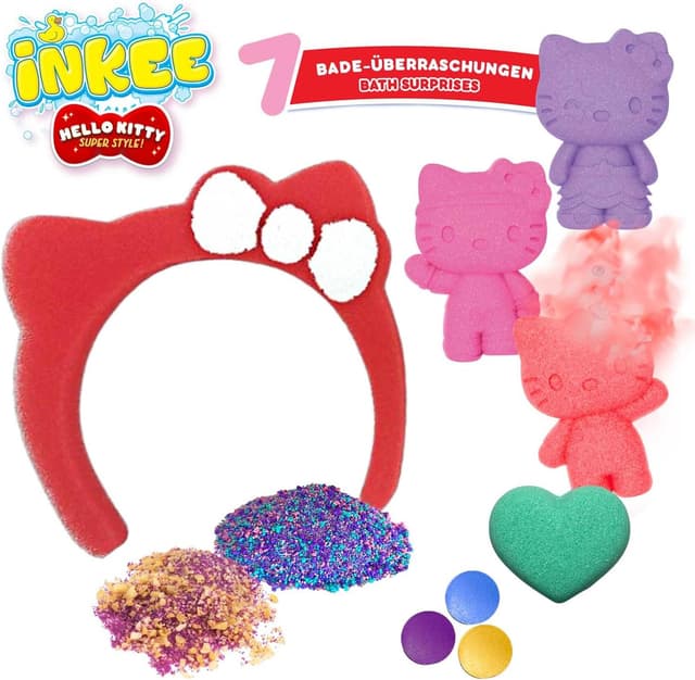Detalle de INKEE Hello Kitty juego baño 8 piezas