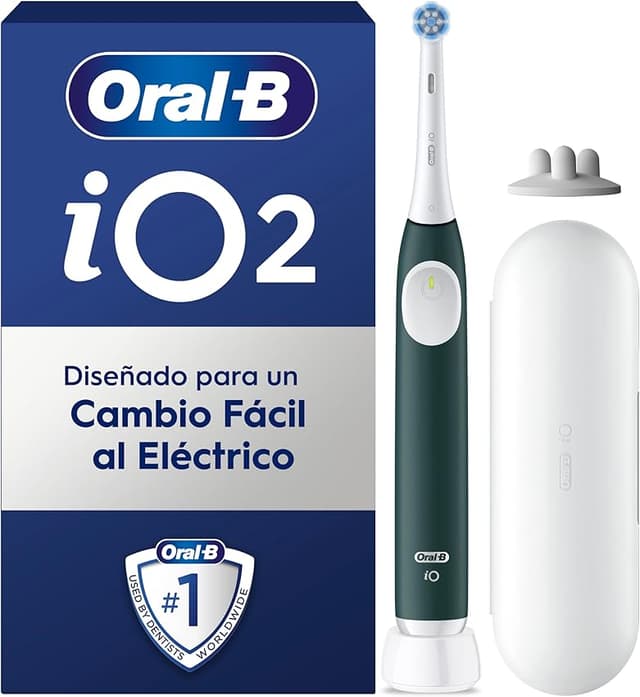 Imagen de Oral-B iO 2 Cepillo Eléctrico Verde con accesorios 🦷 en OfertitasTOP