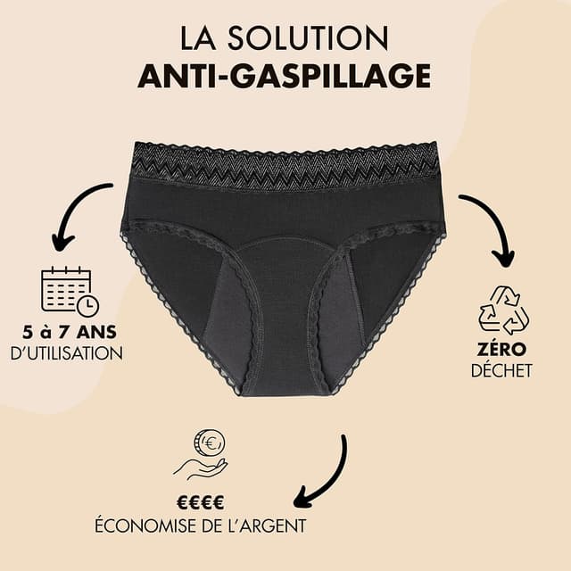 Thumbnail 4 de Zenaphyr Lot 3 Culottes Menstruelles 12 h 🩸