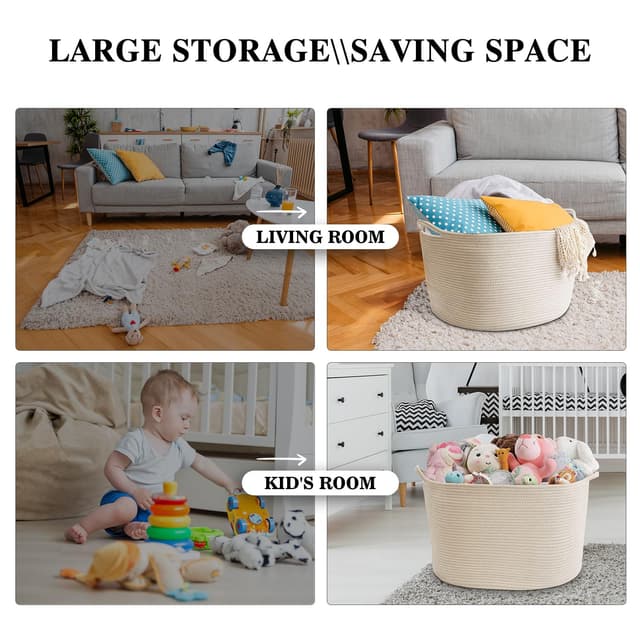 Detalle 2 de Maliton Aufbewahrungskorb 50 x 33 cm Wäschekorb