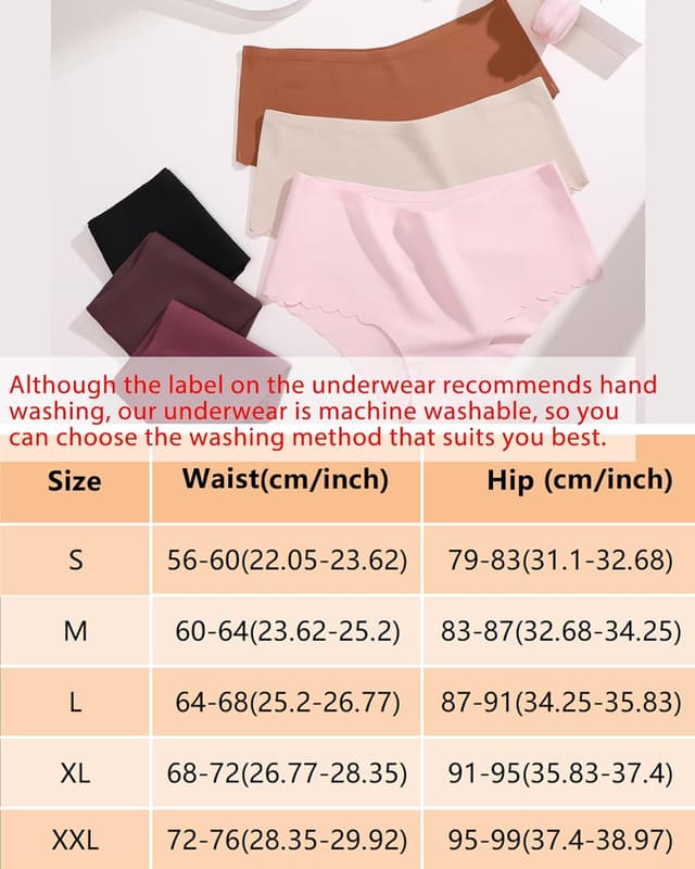 Detalle 2 de Sth Big Seamless knickers multipack 6
