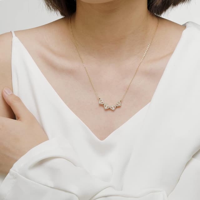 Detalle de Jrêveinfini Collier trèfle à 4 feuilles en argent 925 pour femme (pendentif 15 mm) avec emballage cadeau