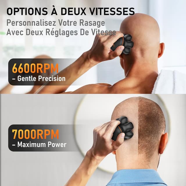 Thumbnail 6 de MAXGROOM Rasoir Tête Chauve 7D