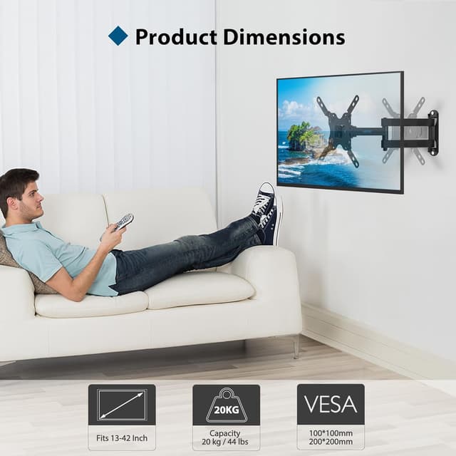 Thumbnail 1 de BONTEC TV Wall Bracket 13–42 inch TV mount