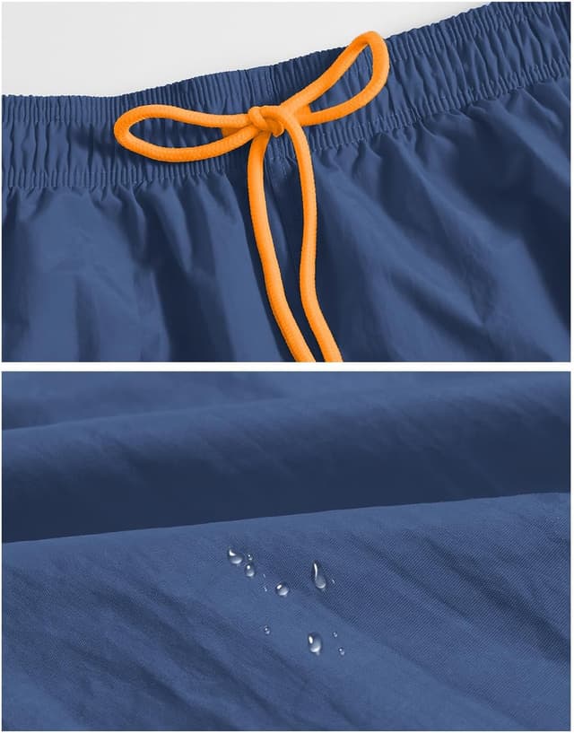 Detalle 2 de donhobo Men’s lightweight quick-dry swim trunks with mesh lining and pockets