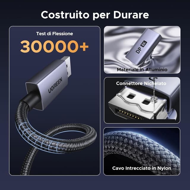 Thumbnail 6 de UGREEN 8K Adattatore DP a HDMI 8K 60Hz