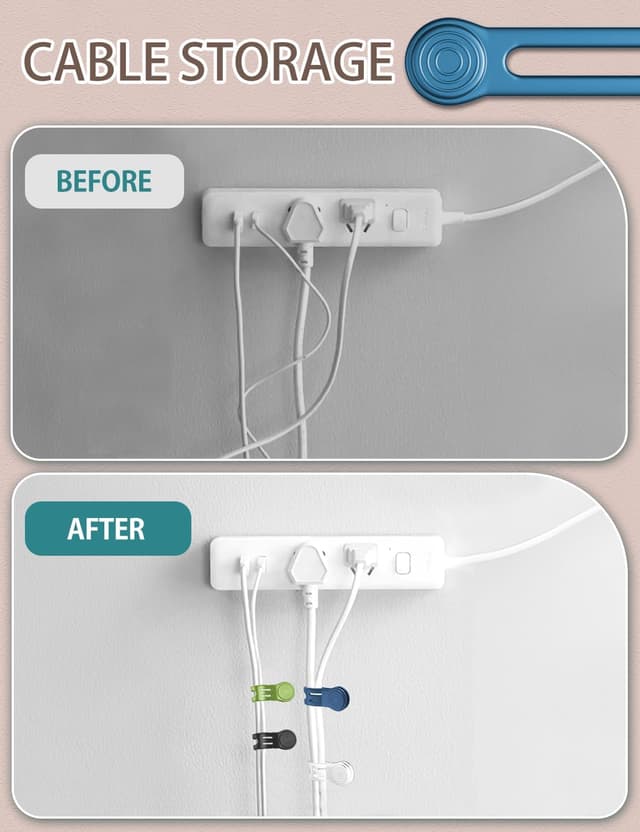 Thumbnail 4 de Kcmell Magnetic Cable Ties 8 Pack