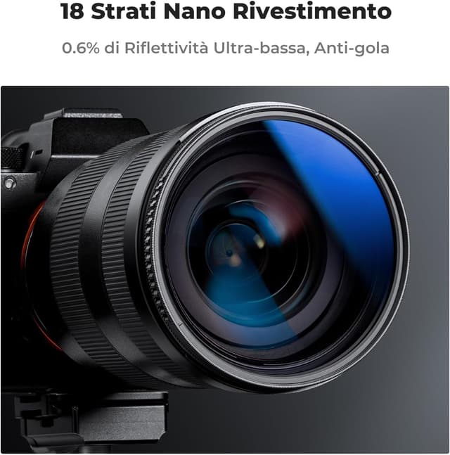 Detalle de K&F CONCEPT Nano-Klear CPL 55 mm