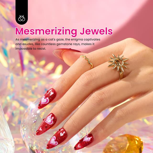 Thumbnail 2 de Beetles Cat Eye Gel Polish 5 Farben Set