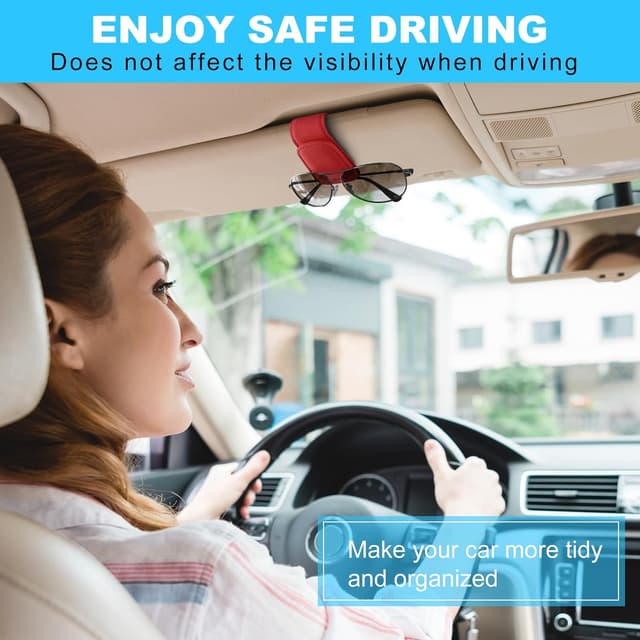 Thumbnail 6 de TCJJ Sunglasses Holder for Car Visor