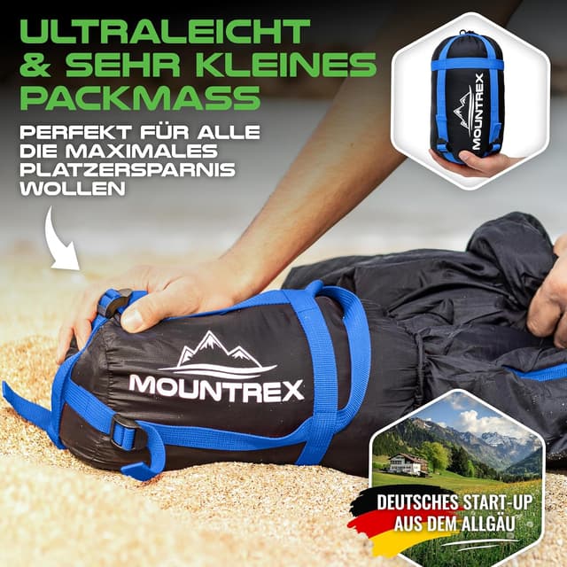 Thumbnail 4 de MOUNTREX Schlafsack Winter Sommer Ultraleicht 760 g