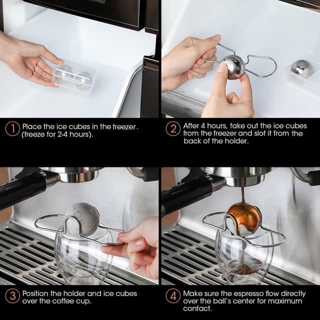 Thumbnail 6 de AIEVE 2 Pack Espresso Cooling Ball