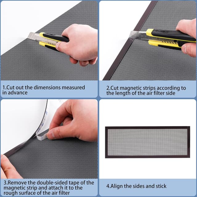 Thumbnail 5 de DIY PC Case Dust Filter 400x300mm, 1.2mm hole 🖥