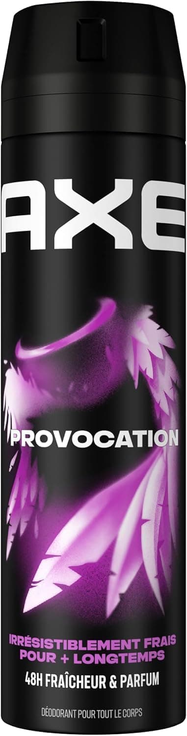 Detalle 2 de AXE Provocation — Déodorant spray homme 48h, lot 6×200 ml