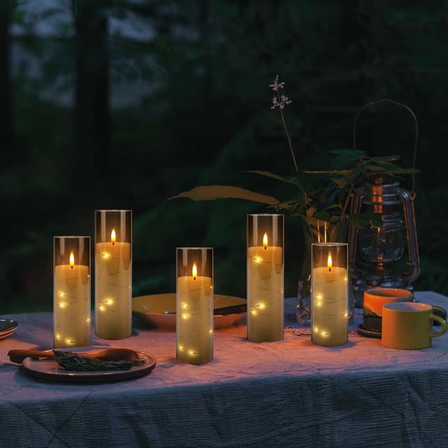 Detalle de LIVEN LED flameless candles 12 pack