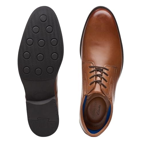 Thumbnail 3 de Clarks Whiddon Plain Oxford piel Dark Tan 44 EU 👞